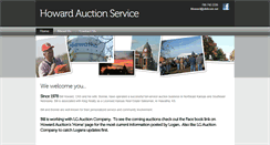 Desktop Screenshot of howardauction.com